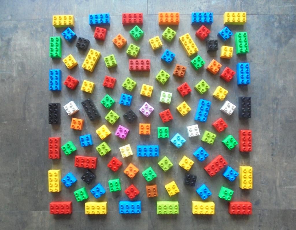 Lego Duplo Brick Set 150 (zie foto's), Kinderen en Baby's, Ophalen of Verzenden, Gebruikt, Losse stenen, Duplo