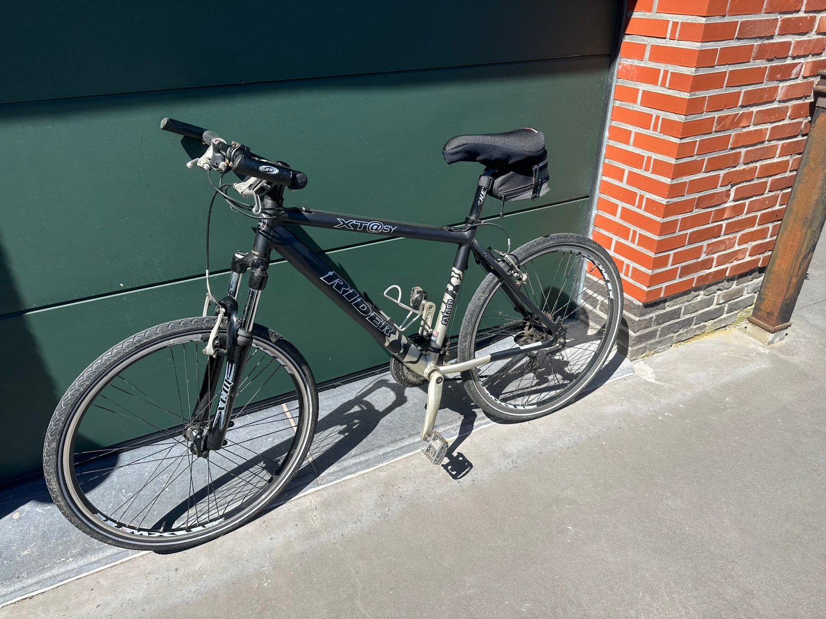 Zwarte fiets in goede staat, Ophalen, Gebruikt, Overige merken