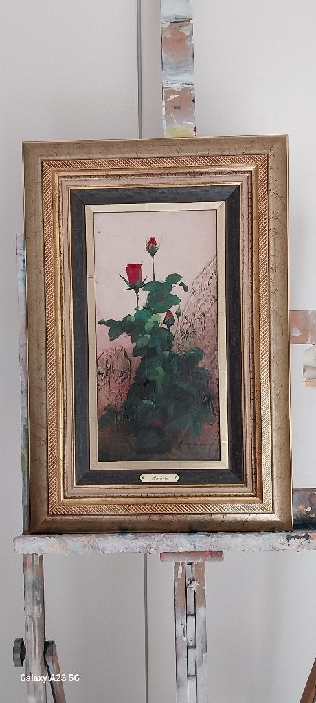 schilderij met prachtige kader (BARBERA/BARBETA), Ophalen