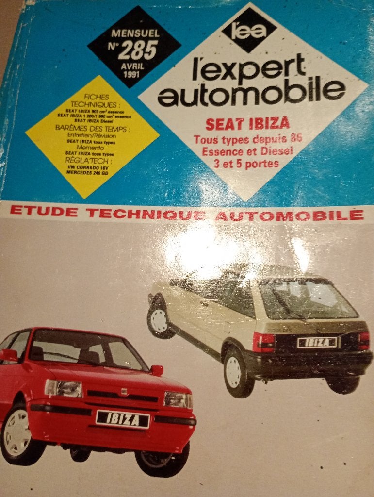 revue technique seat ibiza de 1986-1991, Enlèvement ou Envoi