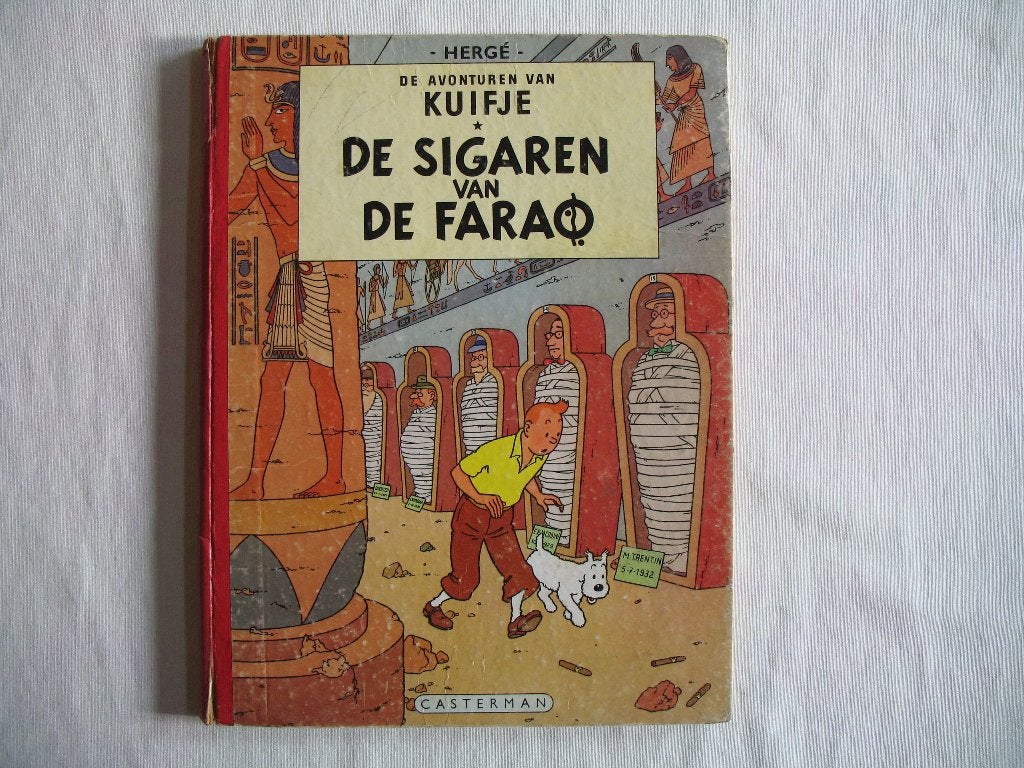 Kuifje, De sigaren van de farao; HC, 1ste druk 1955, , Boeken, Eén stripboek, Ophalen of Verzenden, Zo goed als nieuw