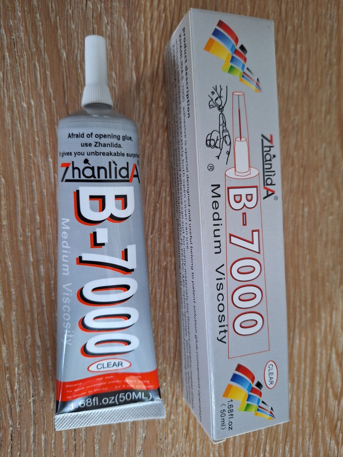 Zhanlida B7000 lijm - medium viscositeit (50 ml), Enlèvement ou Envoi, Transparent