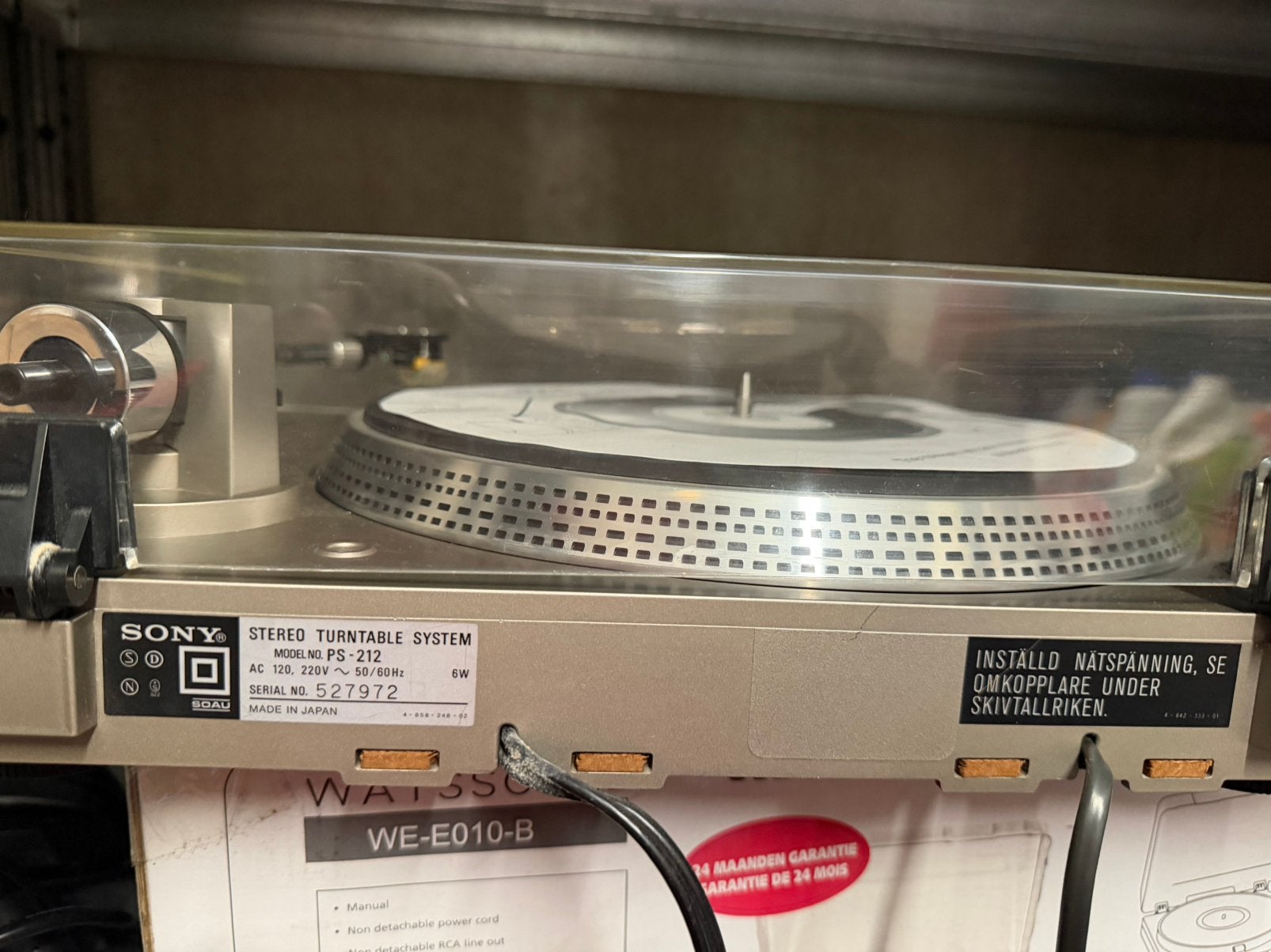 Platenspeler, TV, Hi-fi & Vidéo, Tourne-disques, Enlèvement, Utilisé, Tourne-disque, Sony