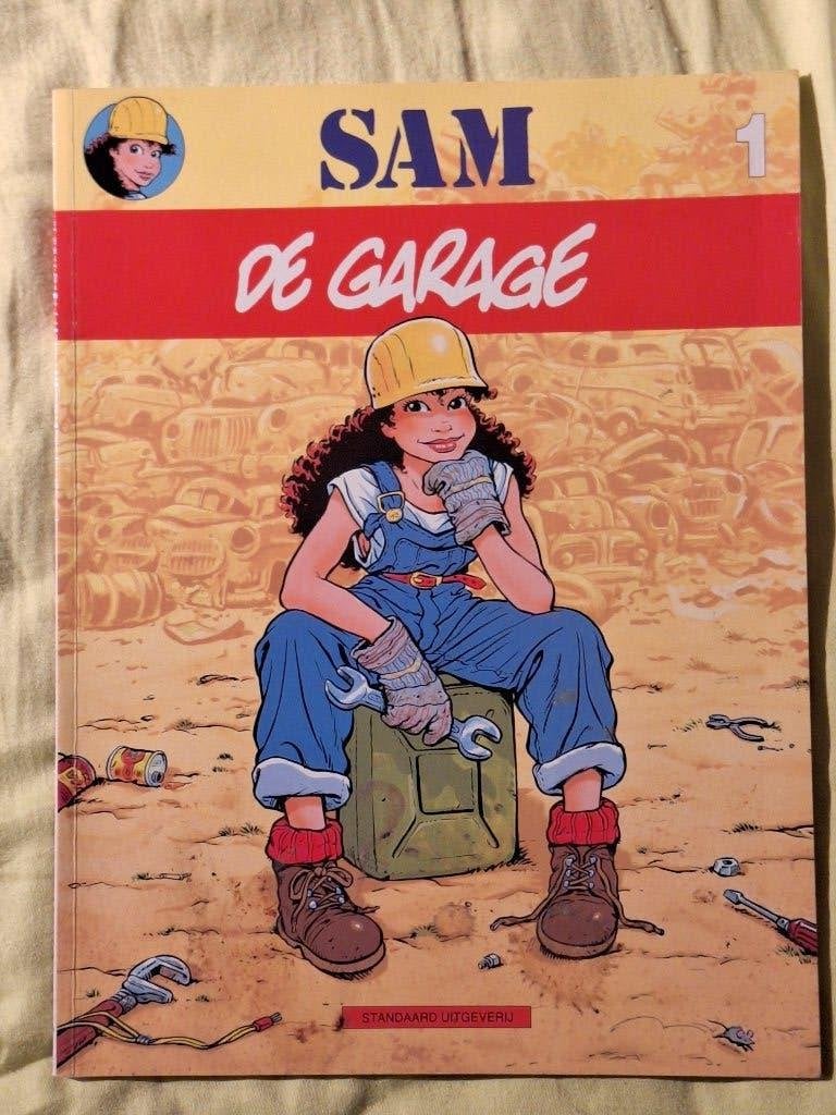 Sam 1: de garage, Eén stripboek, Ophalen of Verzenden, Zo goed als nieuw