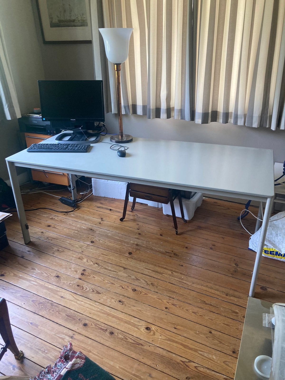 Bureau Ahrend, Bureau d'ordinateur, 180 cm, Vintage, Autres matériaux