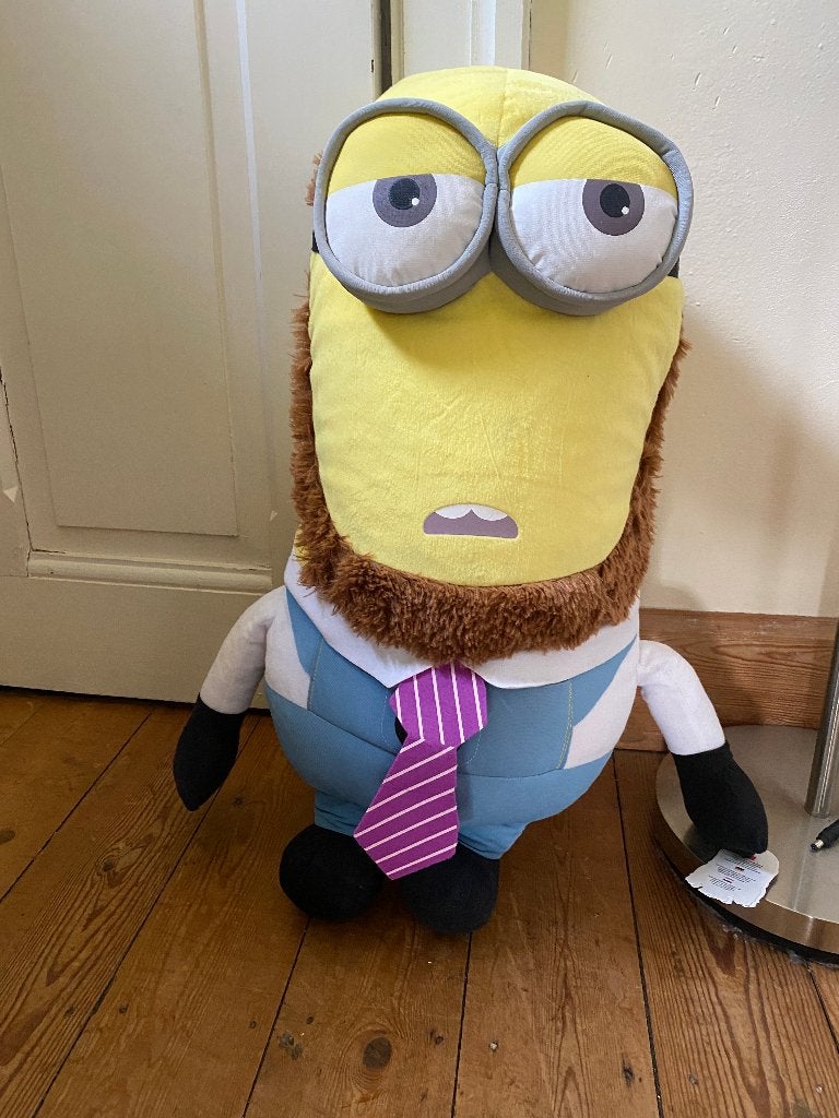 Minion-knuffel, Ophalen of Verzenden, Zo goed als nieuw, Met label