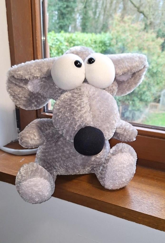 Peluche souris Diddl LGRI 34x26cm, Collections, Enlèvement ou Envoi, Diddl, Comme neuf, Peluche