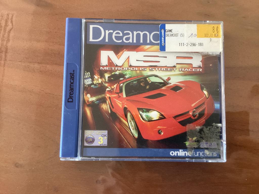 Metropolis Street Racer PAL Sega Dreamcast compleet CIB, Enlèvement ou Envoi, Utilisé