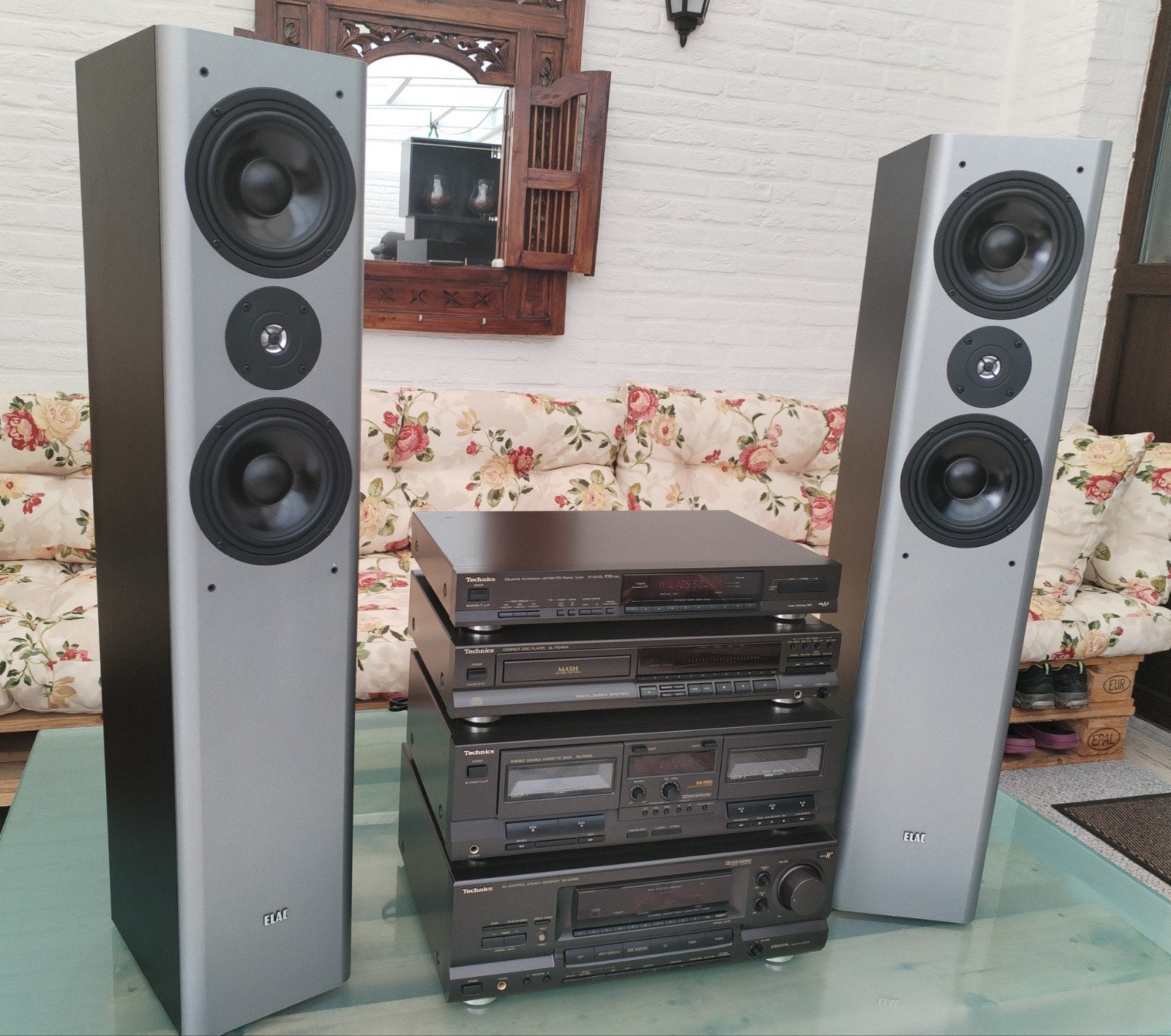 technics hifi met boxen, Enlèvement