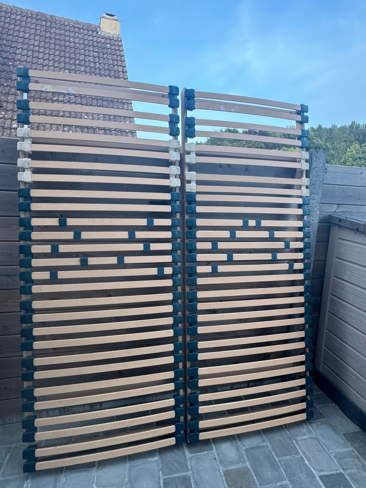Lattenbodem lattoflex 80X200 cm - 2 stuks, Huis en Inrichting, Slaapkamer | Matrassen en Bedbodems, Ophalen, Gebruikt, Tweepersoons