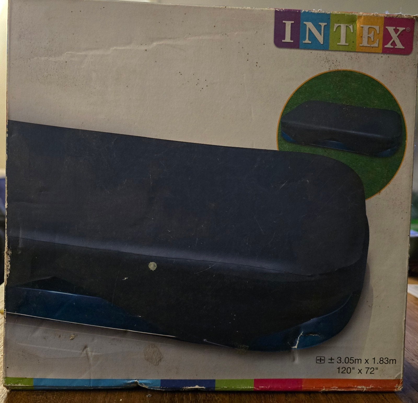 Afdekzeil INTEX zwembad, Caravans en Kamperen, Ophalen