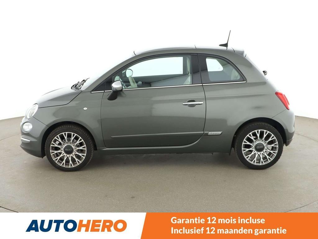 Fiat 500 1.2 Lounge (bj 2019), Auto's, Fiat, Voorwielaandrijving, 4 zetels, Handgeschakeld, Grijs