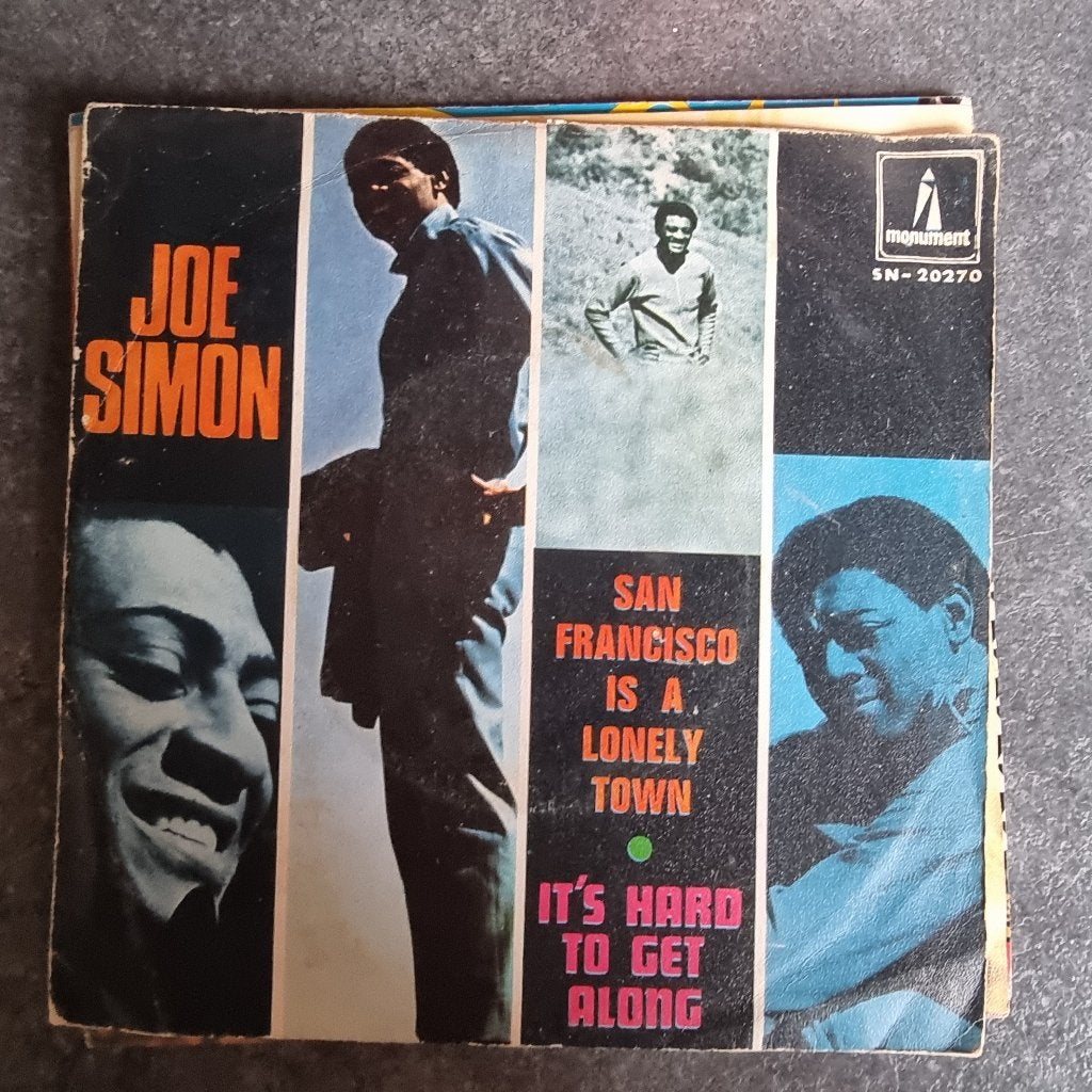 7" Joe Simon - San Francisco is a lonely town, Cd's en Dvd's, Vinyl Singles, Gebruikt, 7 inch, Single, Ophalen of Verzenden