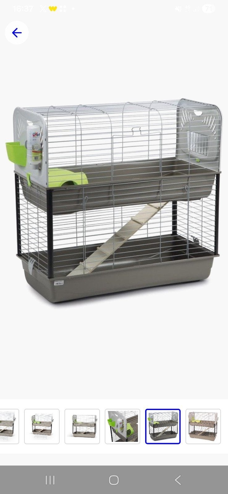 cage pour rongeurs, 90 cm ou plus, 75 à 110 cm, Cage, Comme neuf