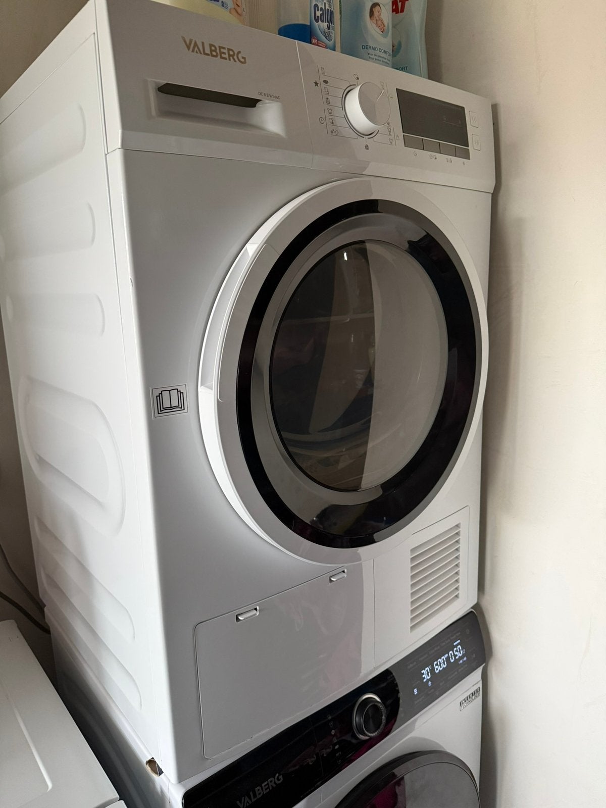 Wasmachine + Droogkast Valberg, Ophalen, Zo goed als nieuw
