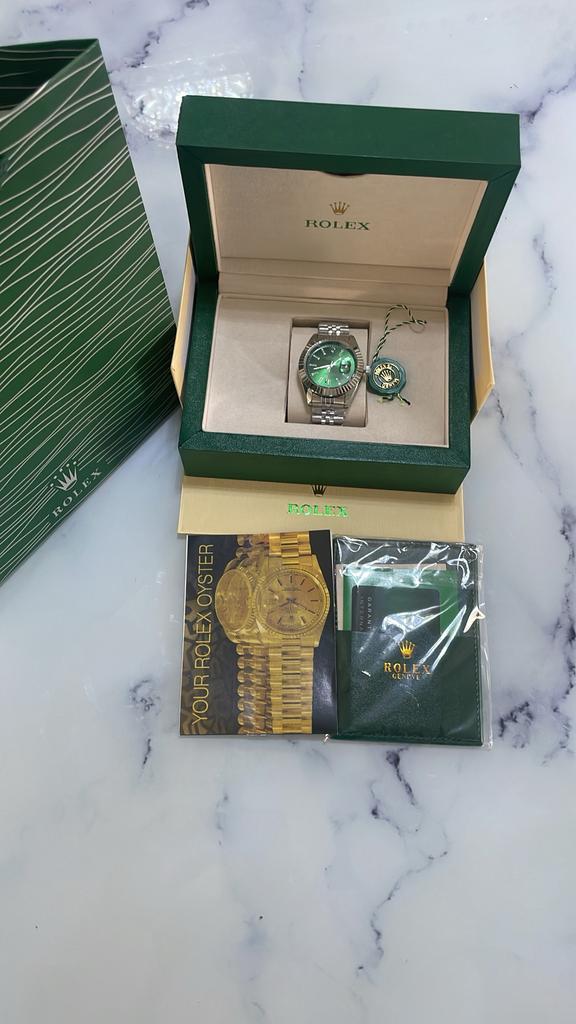 Rolex datejust groen, Ophalen of Verzenden, Zo goed als nieuw, Rolex