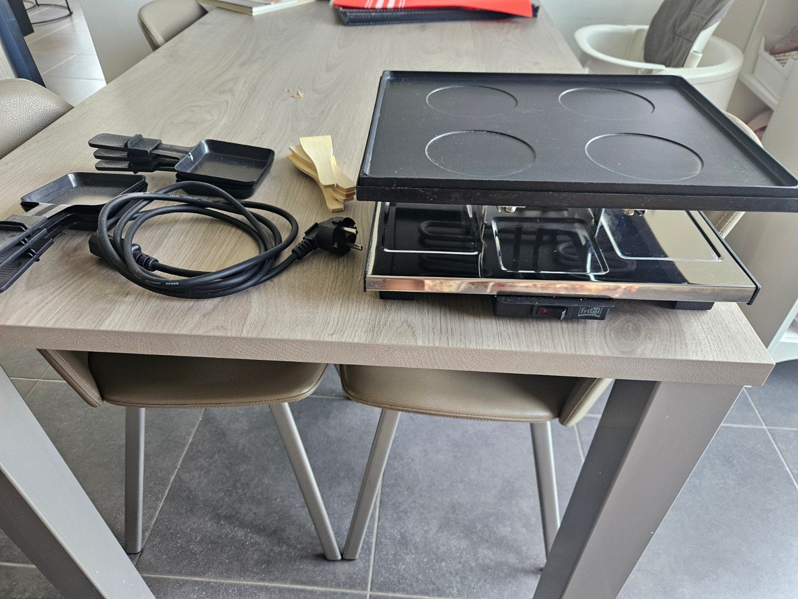 Fritel gourmetstel, Electroménager, Appareils à gourmet, Enlèvement