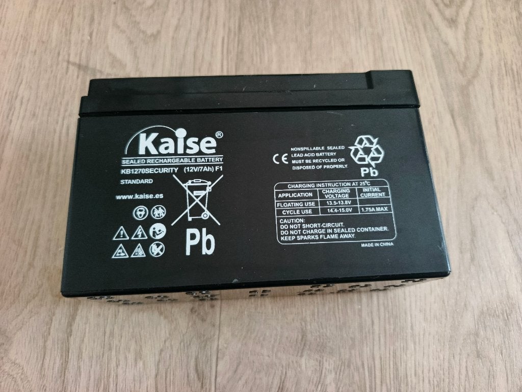 Batterie Kaise 12V 7Ah KB1270SECURITY – neuve, Autos : Pièces & Accessoires, Neuf