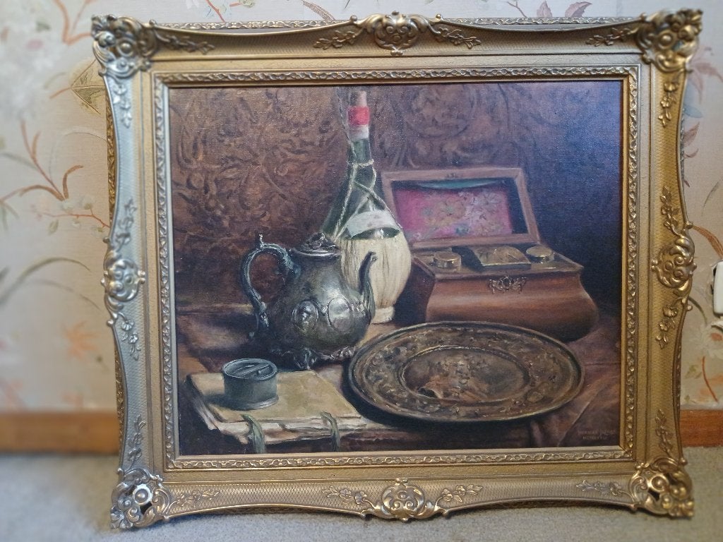 Schilderij Herman Jacobs, Ophalen, Bijzondere lijst, Stilleven