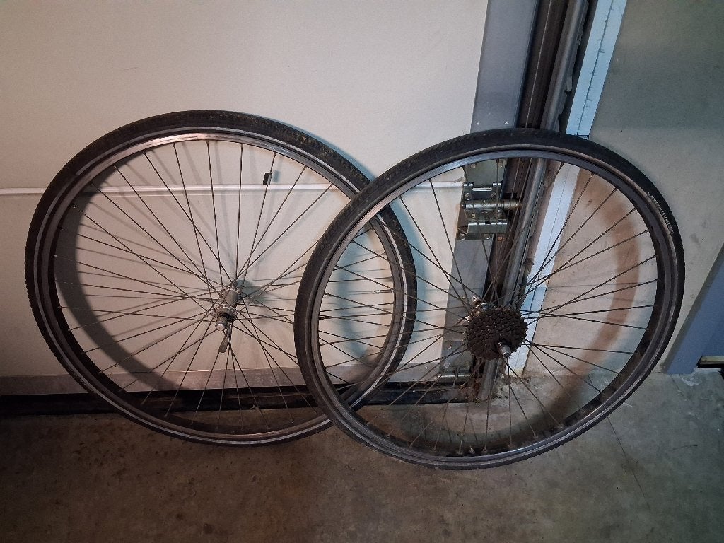 Wielen fiets Alesa 700x35c, Ophalen, Gebruikt, Wiel