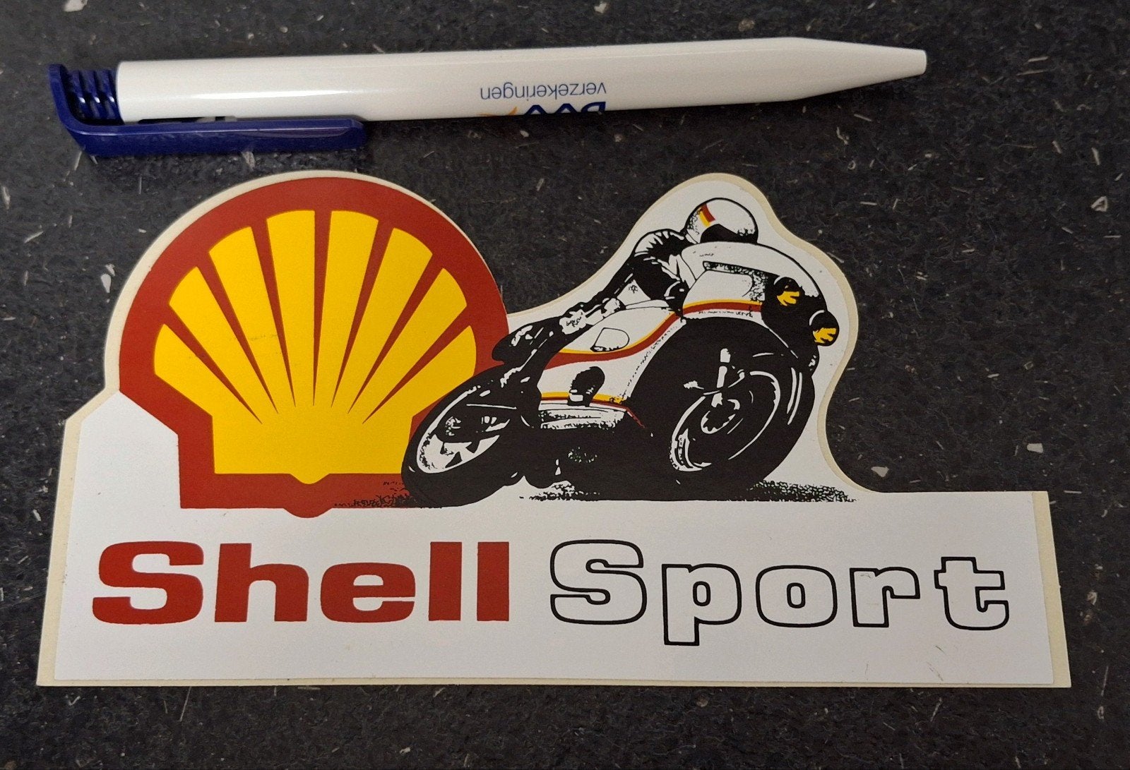 Autocollant moto de motocross Shell Sport, Collections, Enlèvement ou Envoi, Comme neuf, Voiture ou Moto