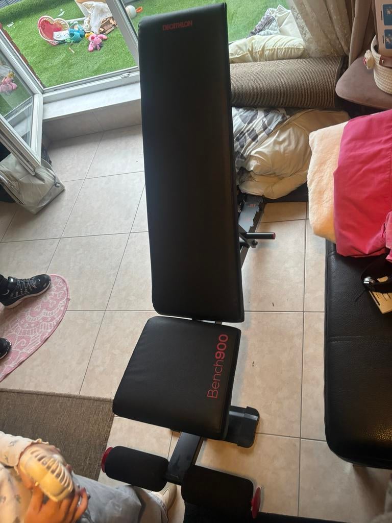 Fitnessbank – Verstelbaar & Zware Kwaliteit, Jambes, Enlèvement, Métal, Centrale électrique