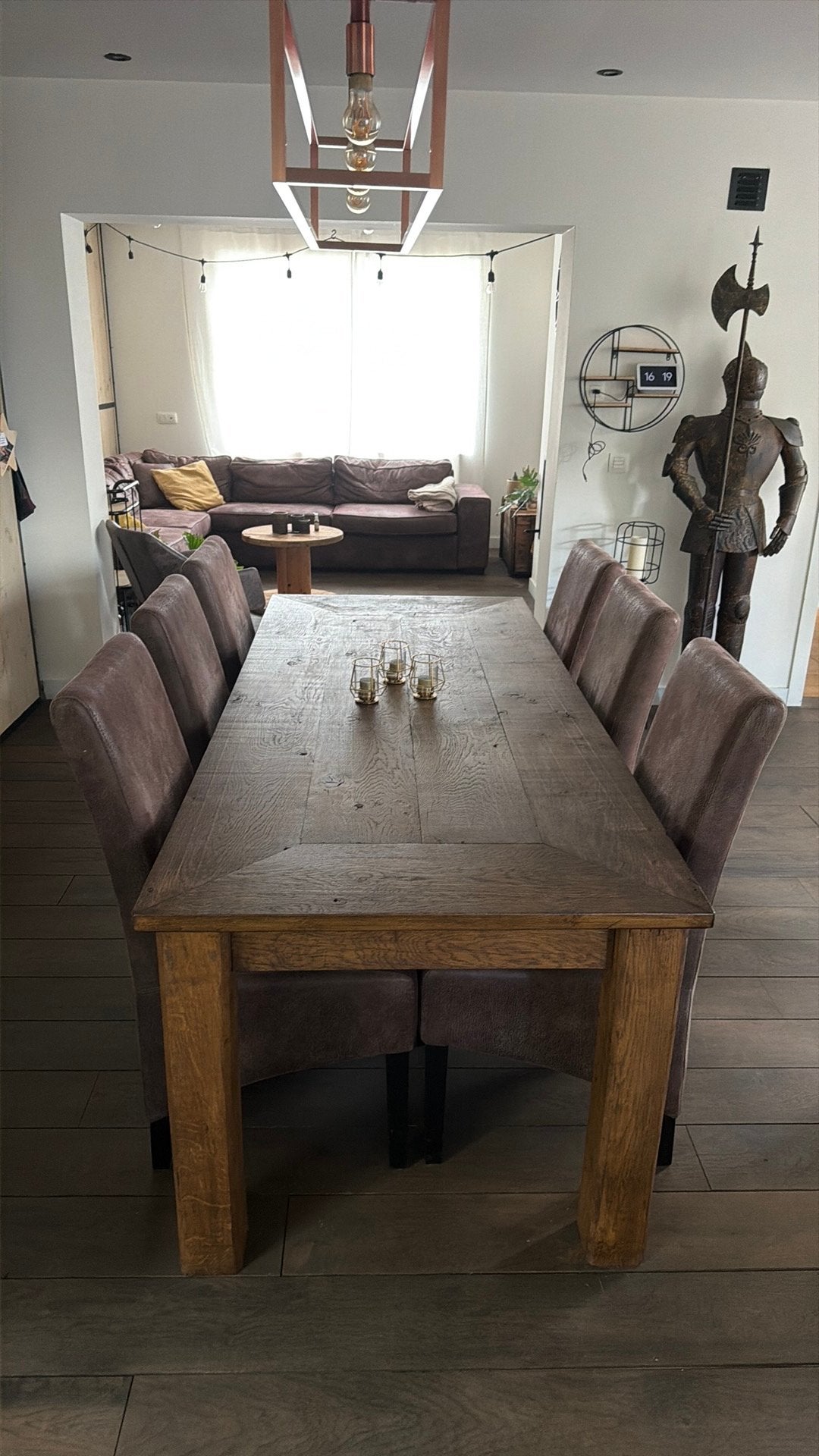 Eettafel + stoelen, Huis en Inrichting, Ophalen, Zo goed als nieuw
