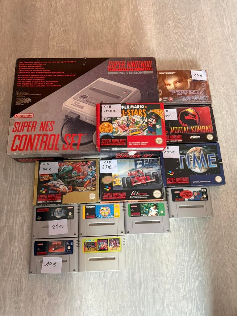 Lot snes, Games en Spelcomputers, Ophalen of Verzenden, Zo goed als nieuw