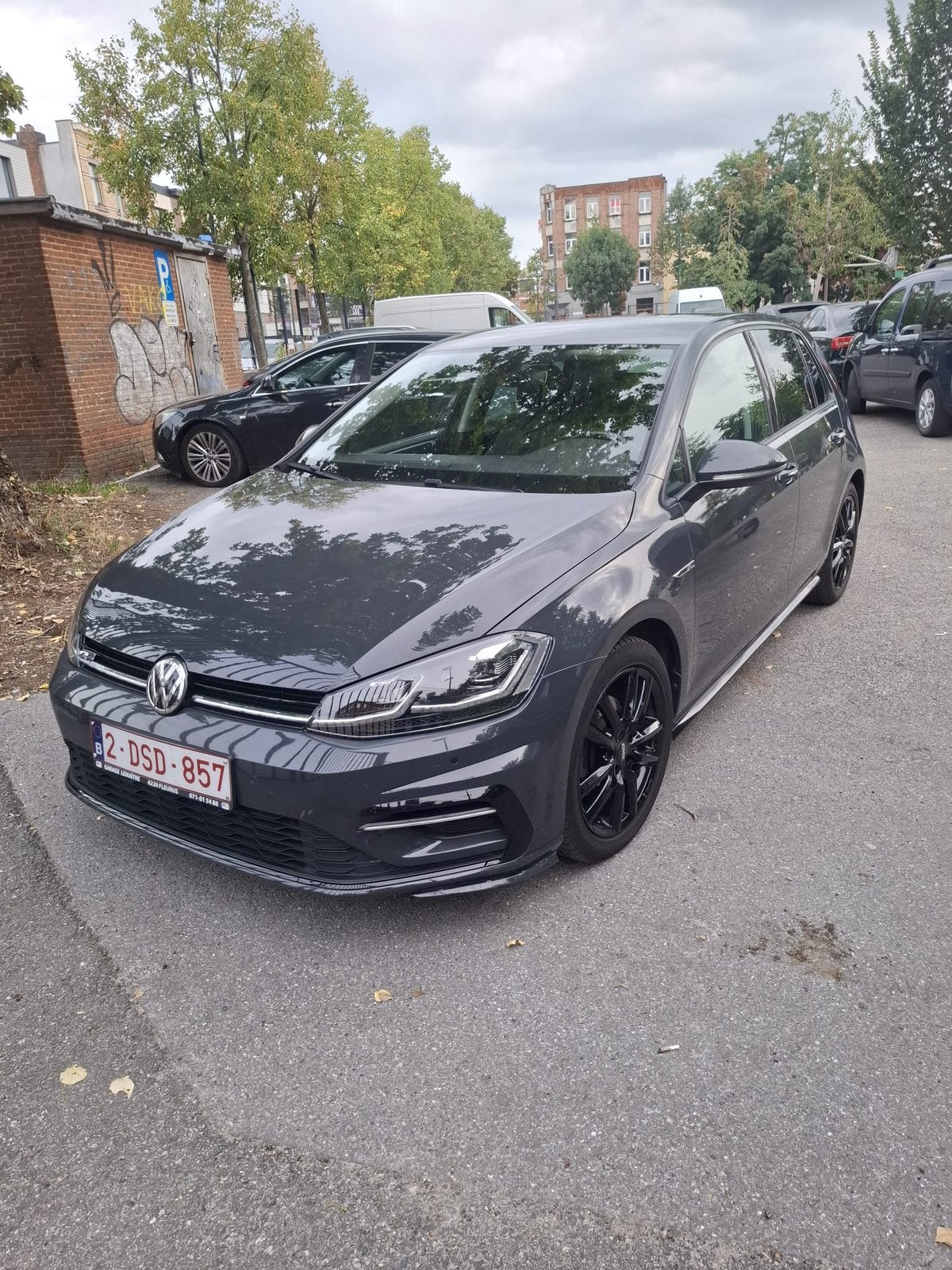 Golf 7.5 R-line  ( 1.6 TDI/ BWJ 2020/ euro6 D/ 105xxxkm), Autos, Argent ou Gris, Euro 6, Alcantara, Noir