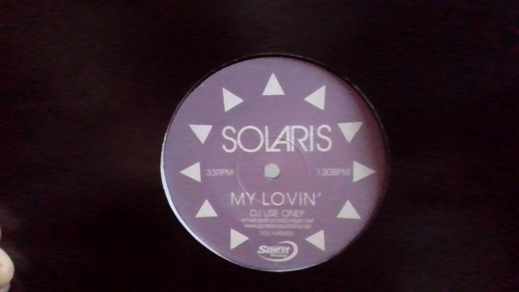 SOLARIS " MY LOVIN' " ., Cd's en Dvd's, Vinyl | Dance en House, House, Promo, Ophalen of Verzenden, Zo goed als nieuw
