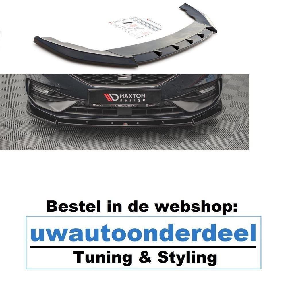 Maxton Design Seat Leon FR MK4 Spoiler Splitter Lip, Auto diversen, Tuning en Styling, Verzenden