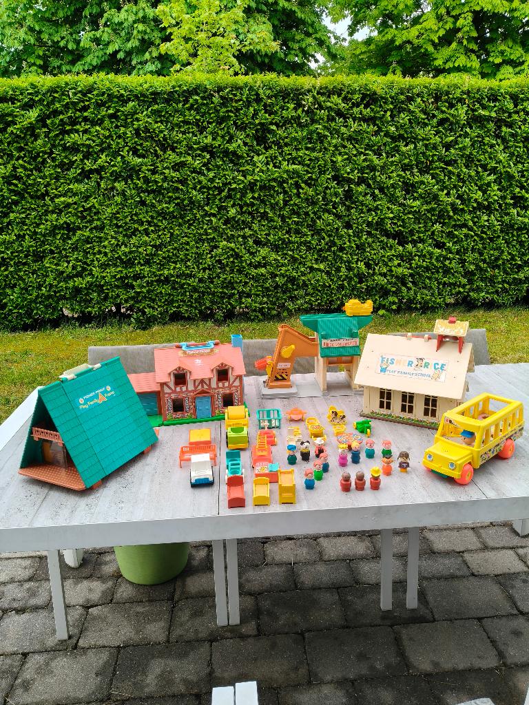 grande collection ancienne de 5 sets vintage Fisher-Price, Enfants & Bébés, Enlèvement, Utilisé, Set de jeu