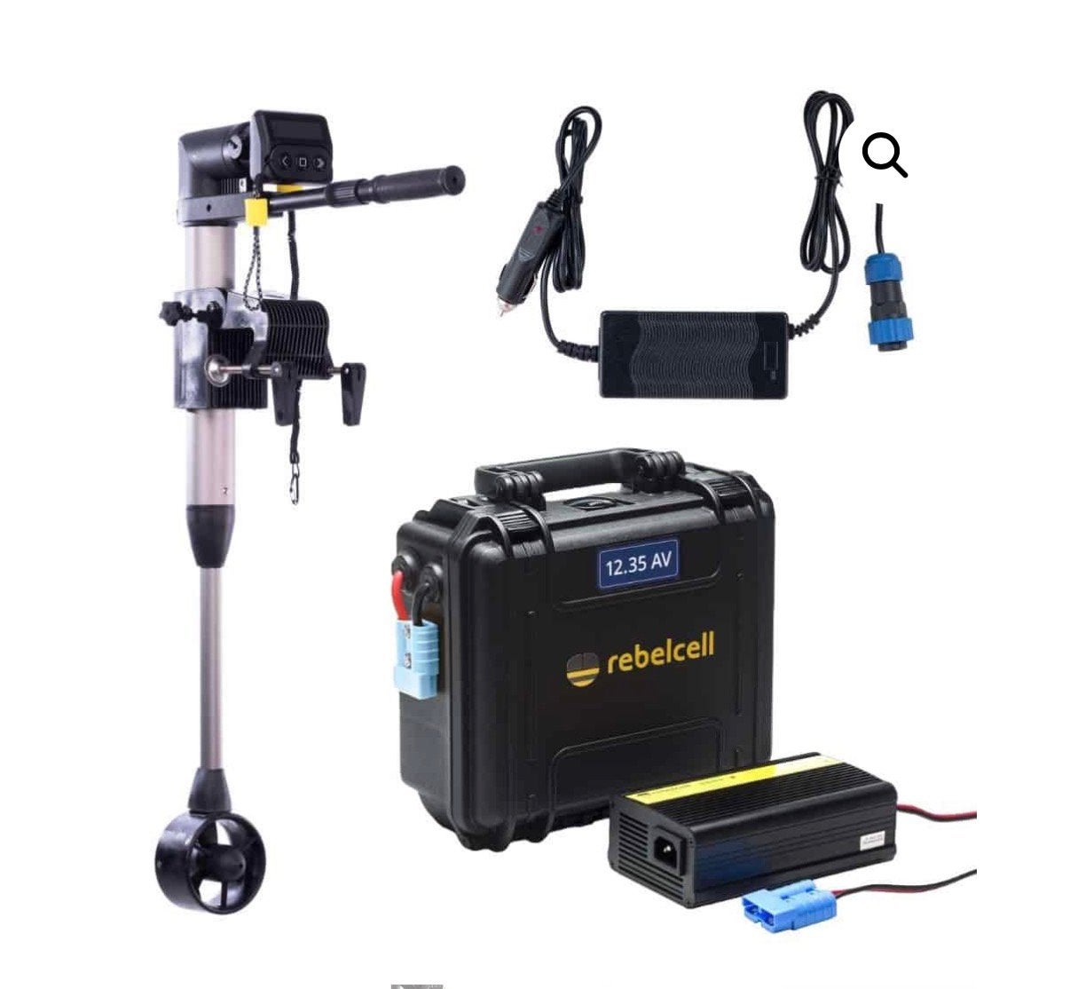 Trustme kicker all day set nieuw, Ophalen, Elektrisch, Nieuw, Buitenboordmotor