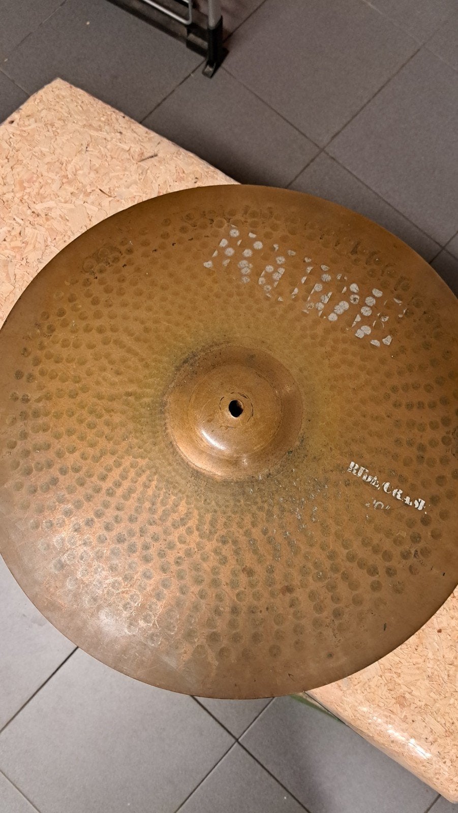 paiste rude hihats & 2 crash rides, Musique & Instruments, Enlèvement, Utilisé, Autres marques