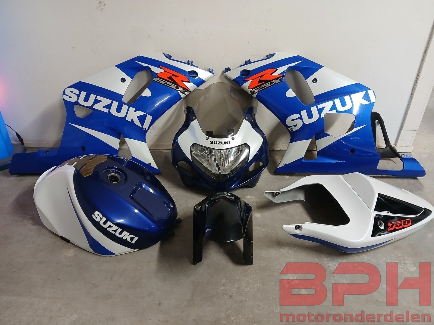 Kappenset / kuipset + tank Suzuki GSX-R 750 K1 K2 K3 2000 t/, Motoren, Ophalen, Gebruikt, -, -