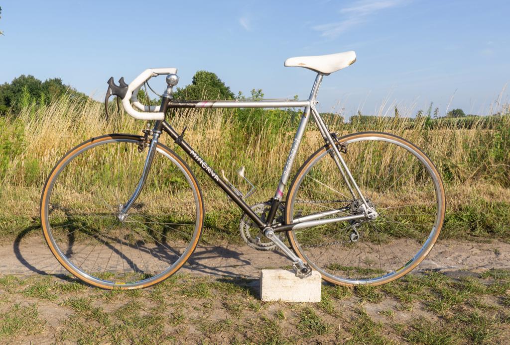 Minerva Super - vintage retro koersfiets, kadermaat 56 cm, Neuf, 10 à 15 vitesses, Frein sur jante, Acier