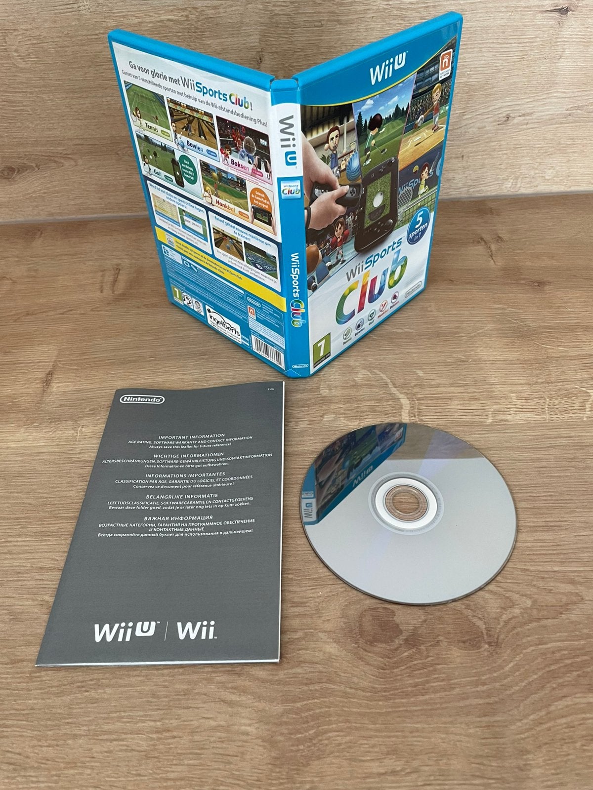 Wii Sports Club – Wii U – compleet met boekje, Ophalen of Verzenden, Zo goed als nieuw, Sport, Vanaf 7 jaar