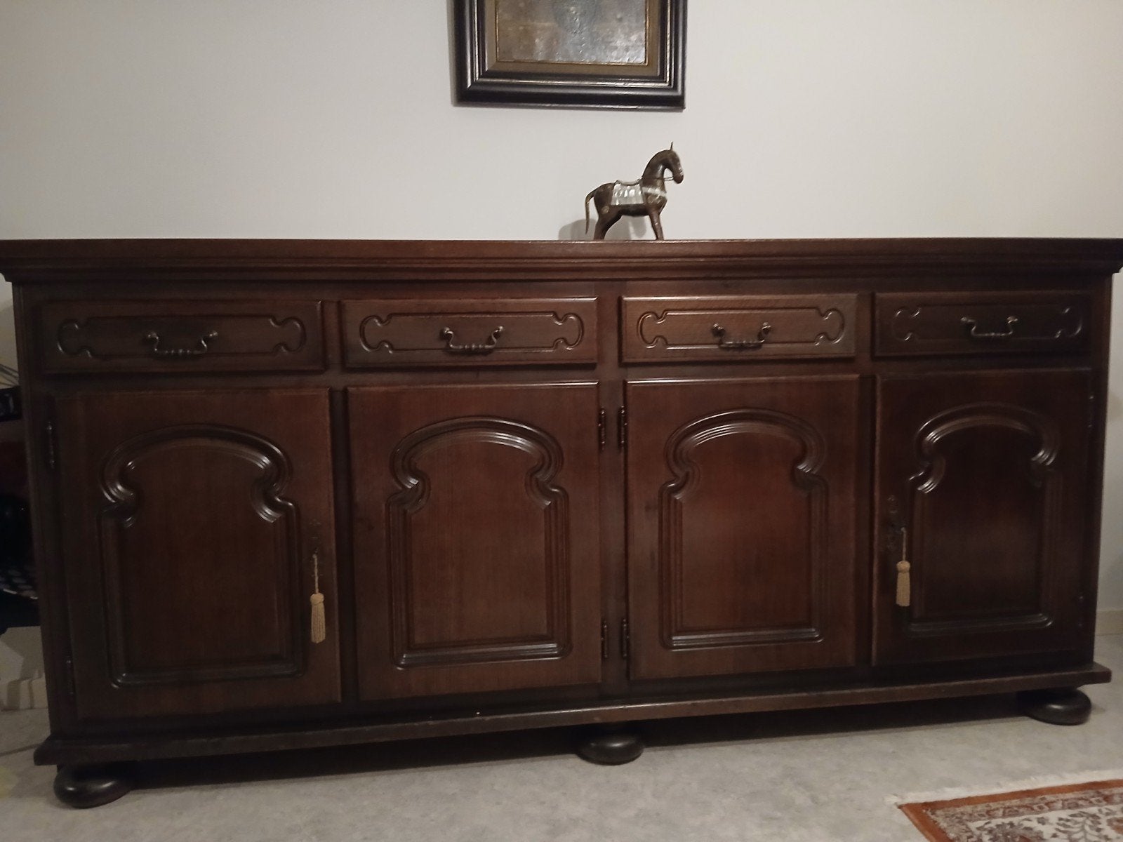 mooie dressoir,barkast en tv meubel, Ophalen, Gebruikt, Met lade(s), 200 cm of meer