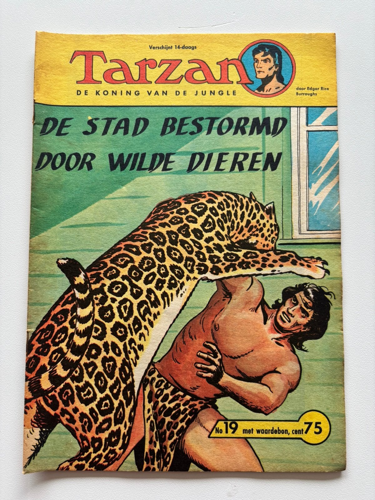 Tarzan strip nr 19 De stad bestormd door wilde dieren, Eén comic, Ophalen, Gelezen