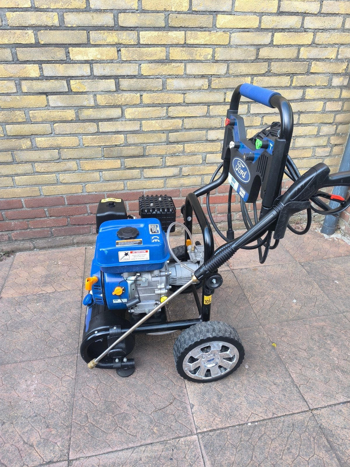 Hogedrukreiniger, Tuin en Terras, Hogedrukreinigers, Ophalen of Verzenden, Zo goed als nieuw, Benzine, Ford