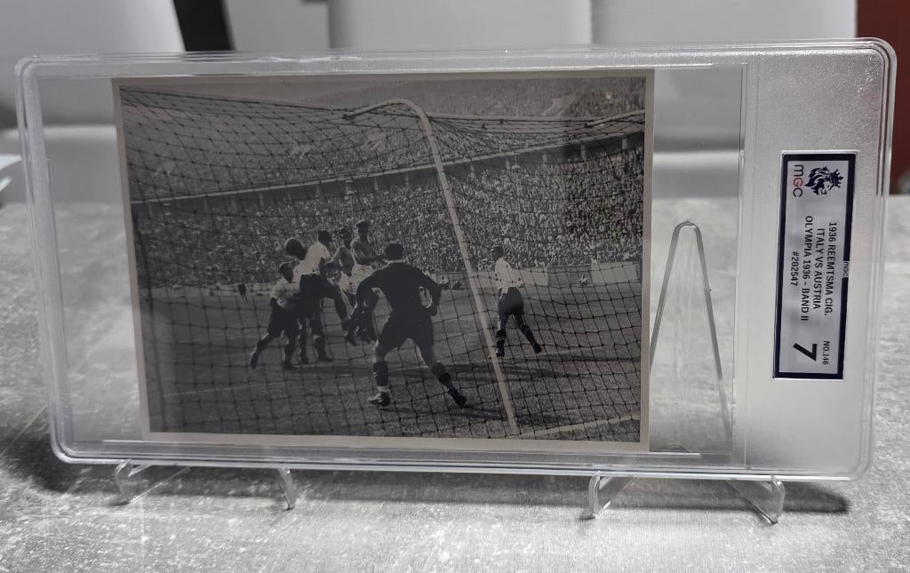 1936+Finale Italië+gouden medaille+NO PSA+NO PANINI, Verzamelen, Ophalen of Verzenden, Zo goed als nieuw, Poster, Plaatje of Sticker