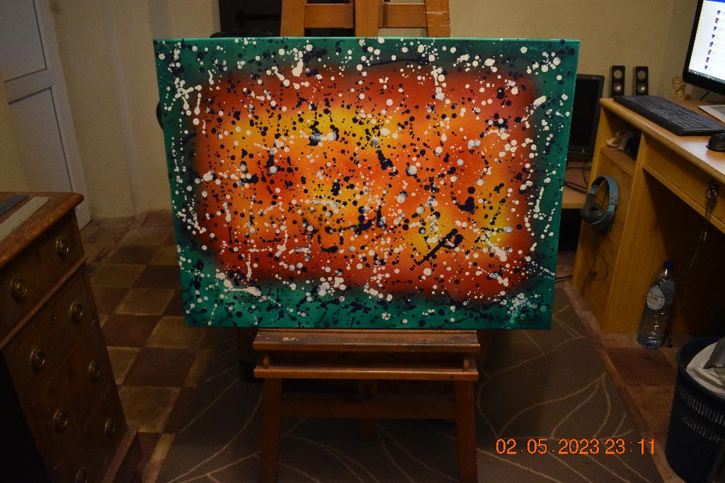 Peinture Abstrait Serie No ( 21 ) , par joky kamo, Enlèvement