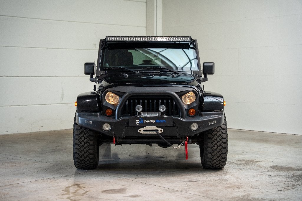 Jeep Wrangler Unlimited JK - 2.8CRD/Ledbar/Verstralers/Winch, Automaat, Euro 5, Zwart, 4 cilinders