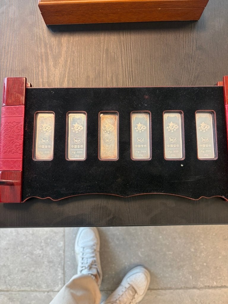 Chinese zilverbaren – 2 verzamelsets – 18 stuks, Ophalen of Verzenden, Overige landen, Setje, Zilver