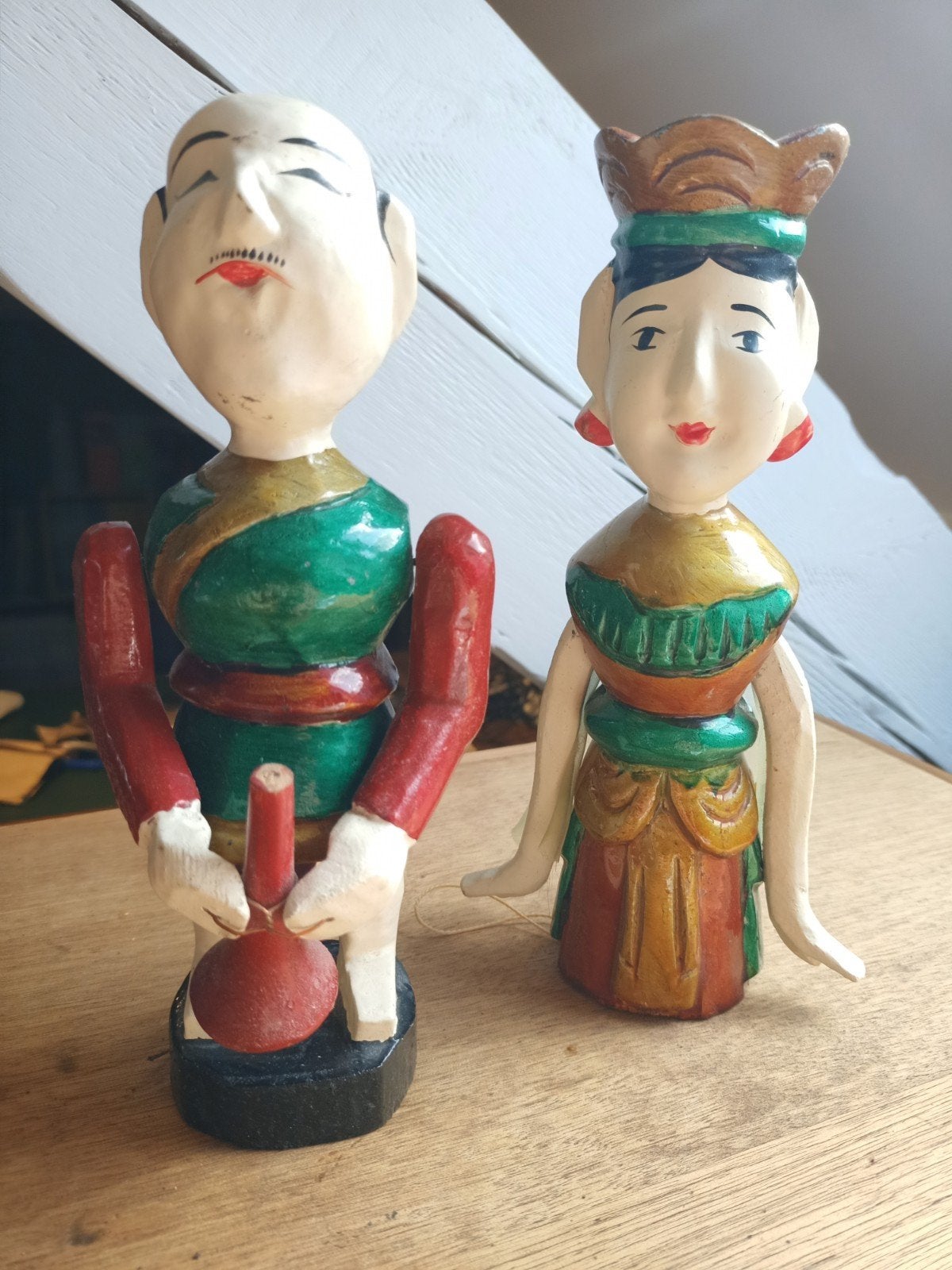 marionnettes vietnamiennes, Antiquités & Art, Enlèvement ou Envoi