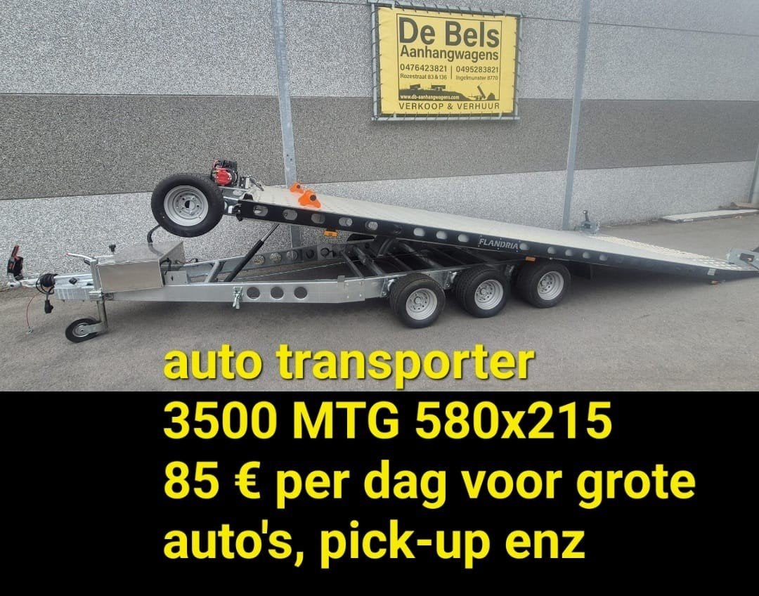 Te huur autotransporter meerdere maten, Enlèvement