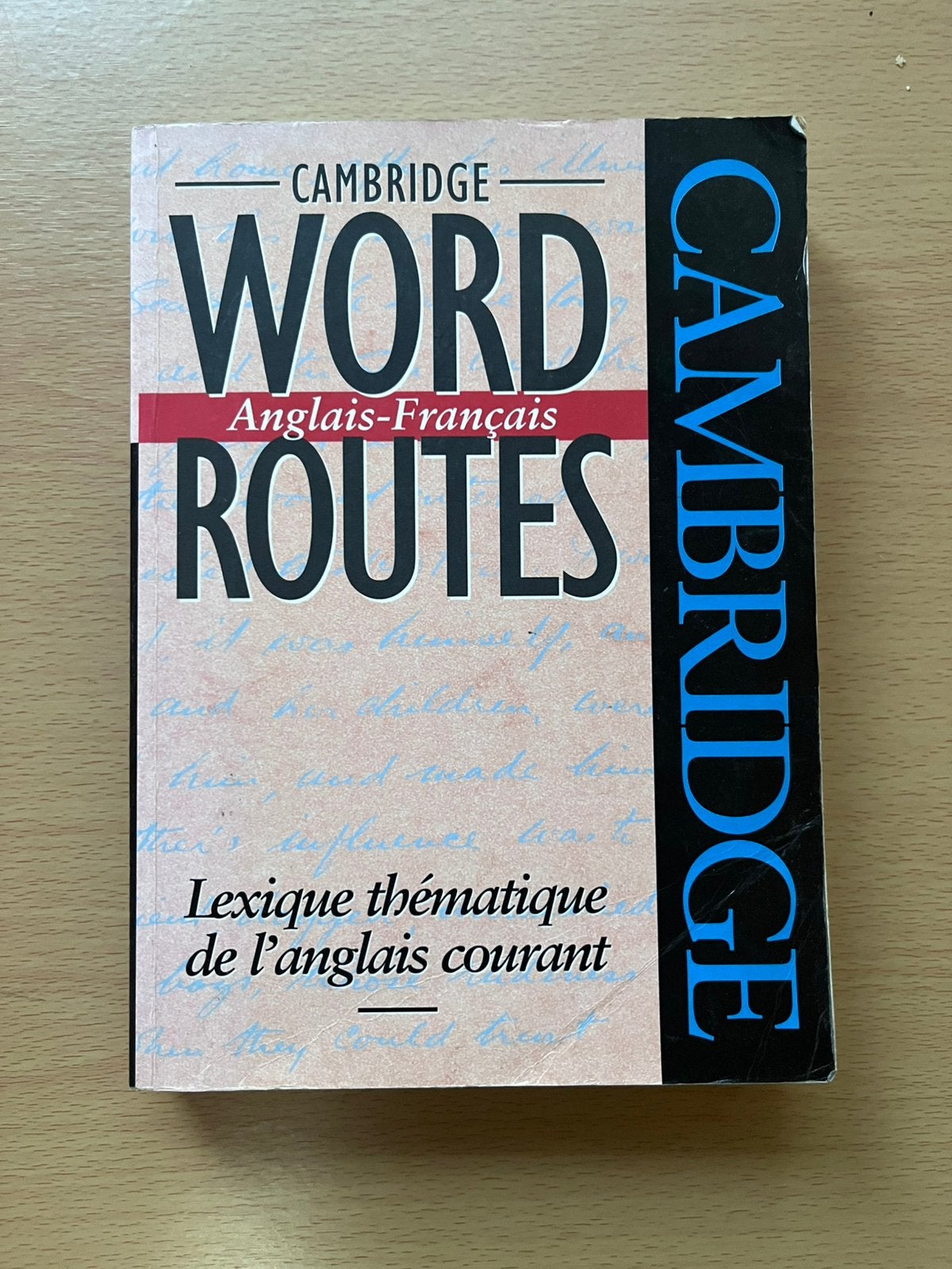 Dictionnaire cambridge word routes allemand anglais, Livres, Enlèvement ou Envoi, Utilisé, Anglais