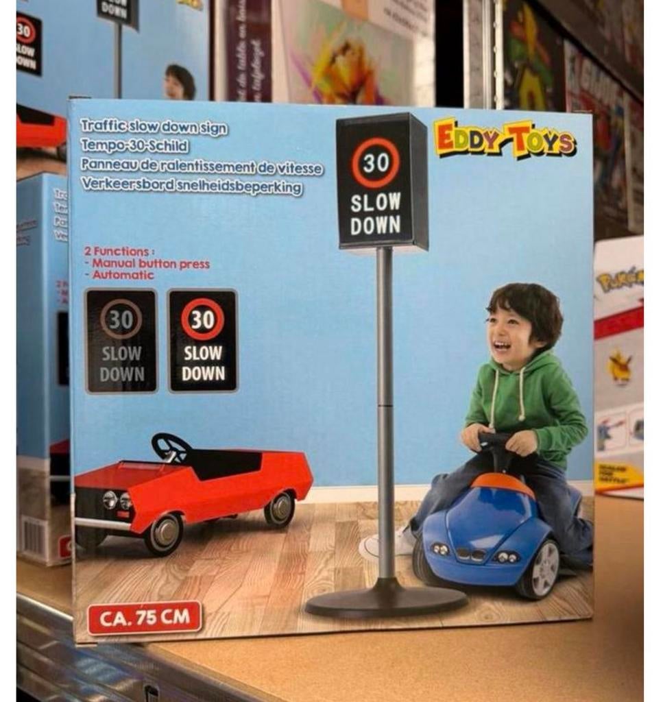 Panneau de signalisation Eddy Toys Traffic, lumineux voiture, Enlèvement ou Envoi, Neuf, Garçon ou Fille