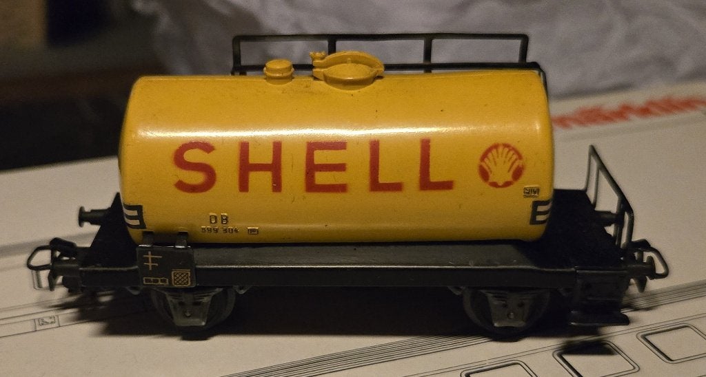 Wagon Citerne Marklin 4502 SHELL, Enlèvement ou Envoi, Utilisé, Wagon, Märklin