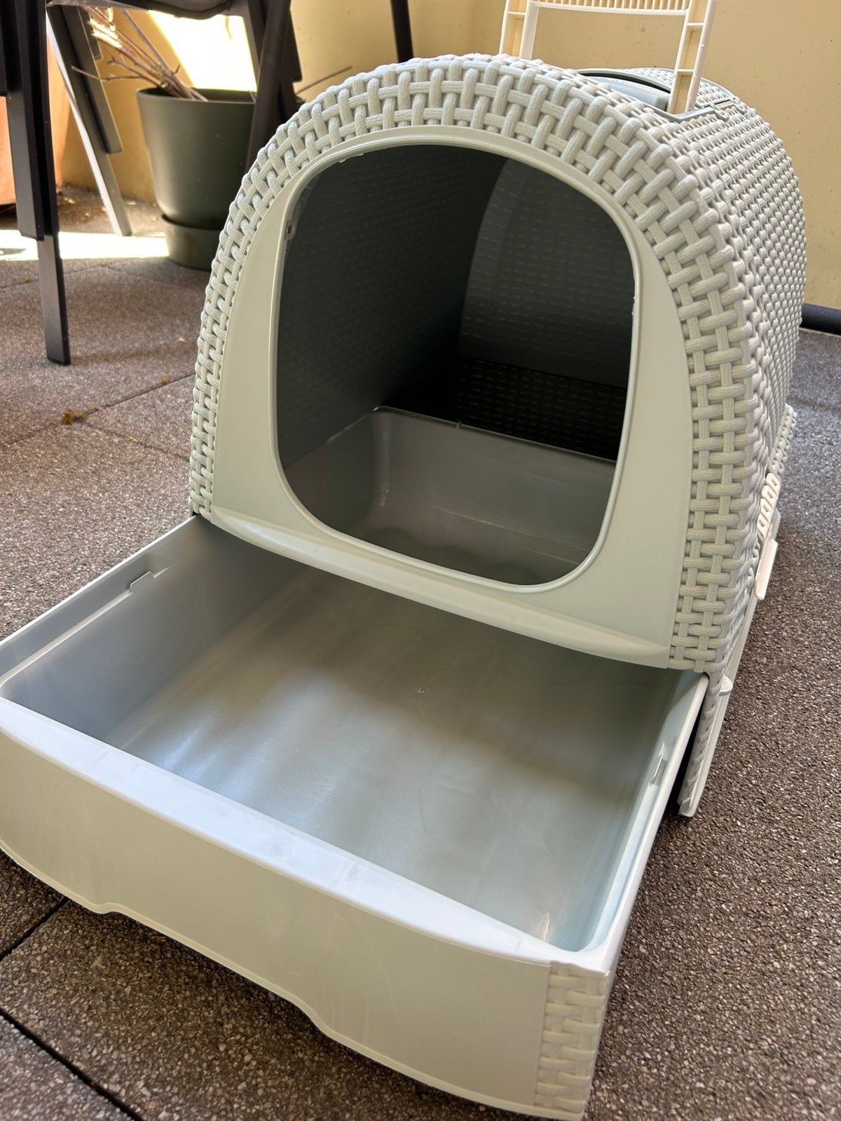Kattenbak met lade Curver, Animaux & Accessoires, Bacs à litière, Enlèvement, Comme neuf